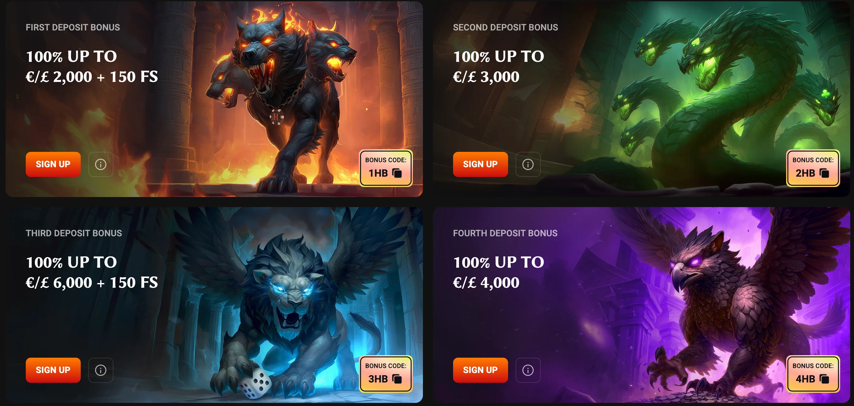 HadesBet welcome bonus